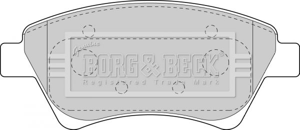 BORG & BECK Jarrupala, levyjarru BBP1821